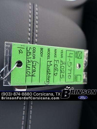 2025 Ford Mustang EcoBoost