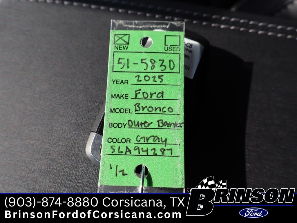 2025 Ford Bronco Outer Banks