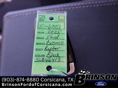 2025 Ford Bronco Raptor