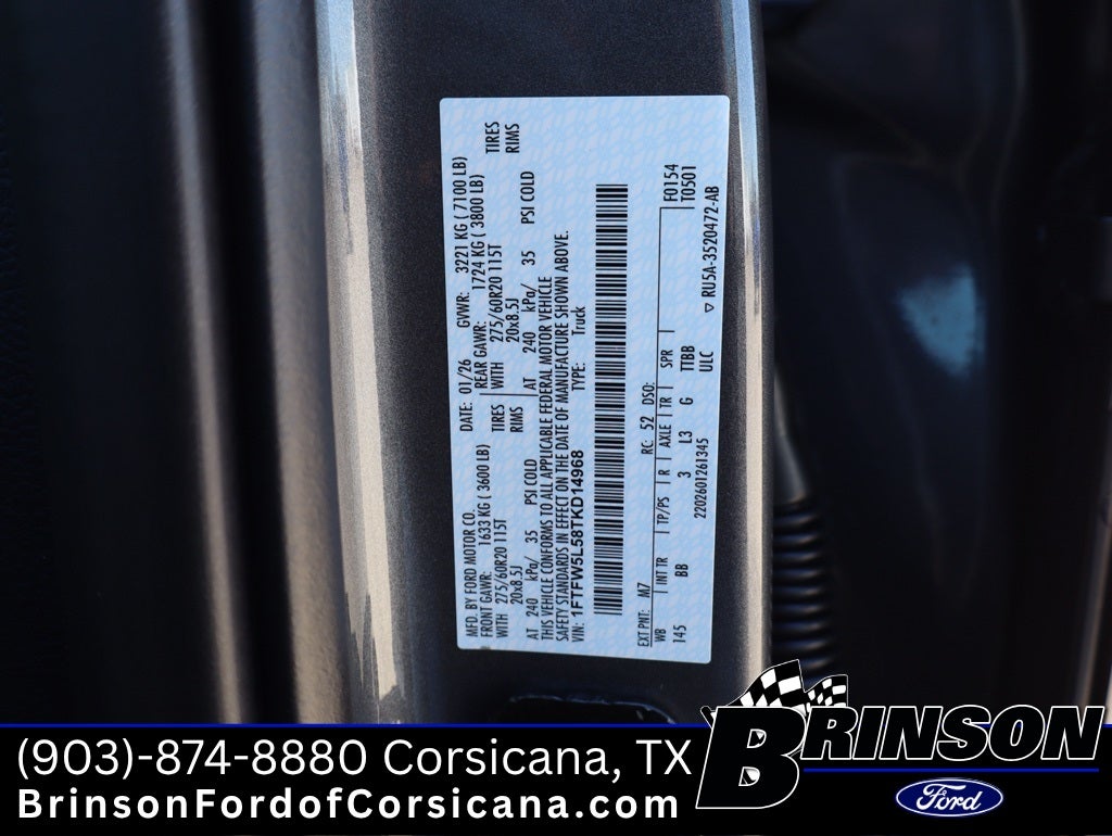 2026 Ford F-150 Lariat