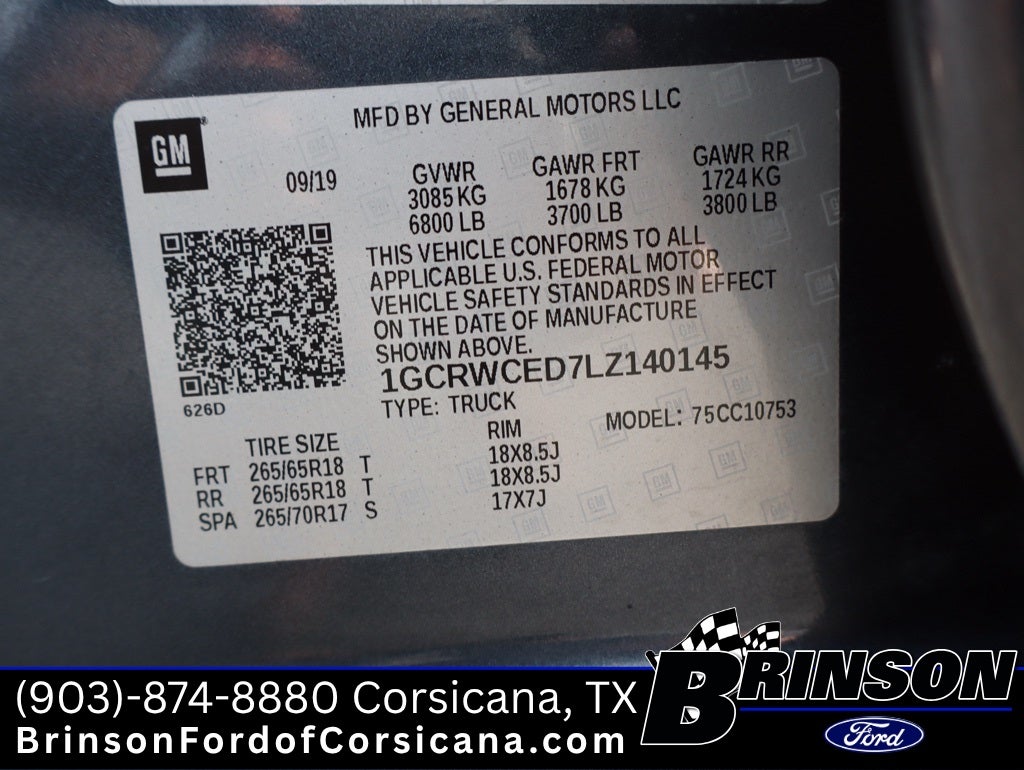 2020 Chevrolet Silverado 1500 LT