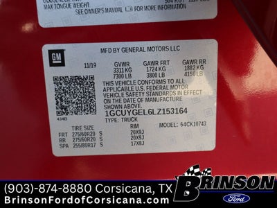 2020 Chevrolet Silverado 1500 LTZ