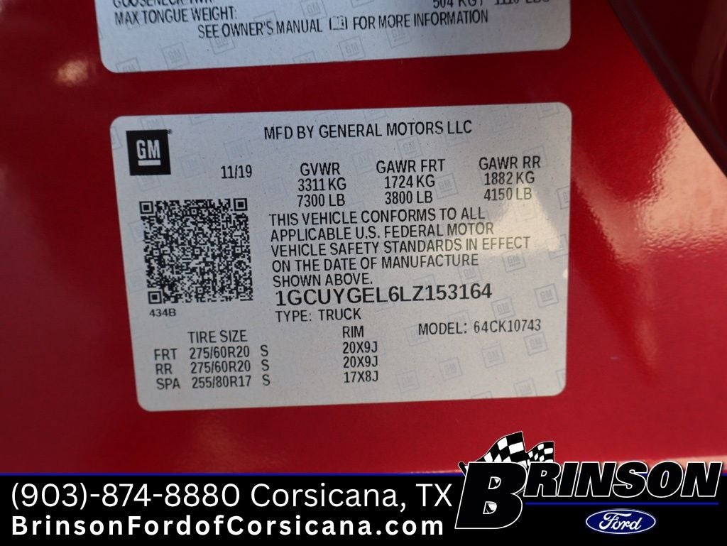 2020 Chevrolet Silverado 1500 LTZ