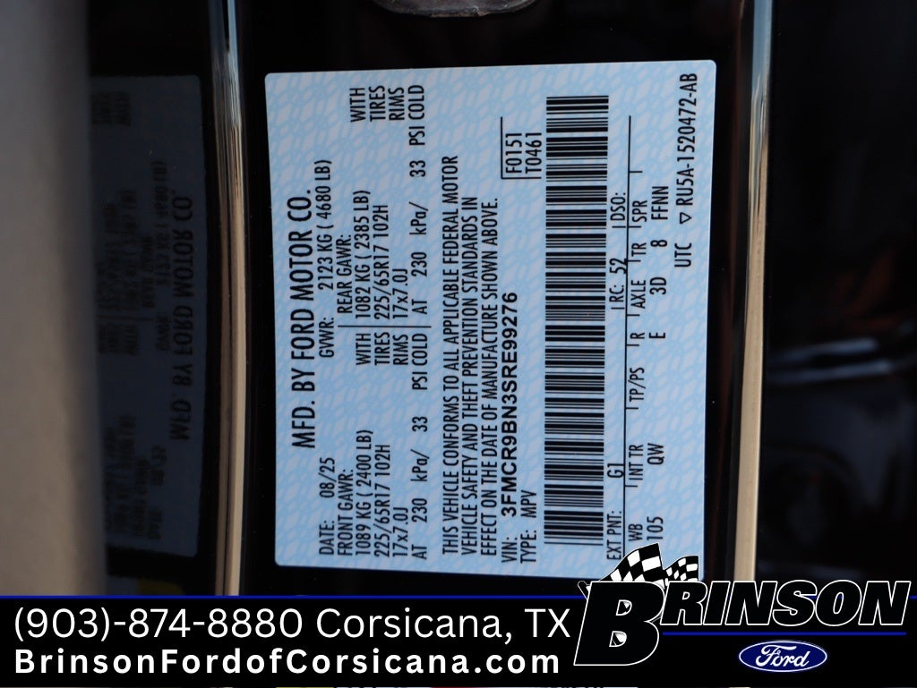 2025 Ford Bronco Sport Big Bend