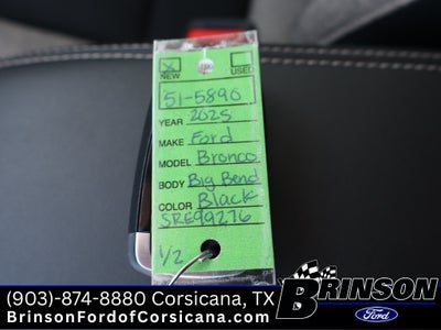 2025 Ford Bronco Sport Big Bend
