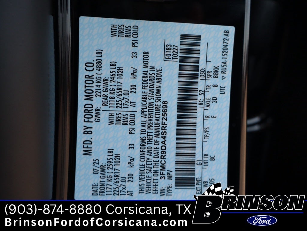 2025 Ford Bronco Sport Badlands