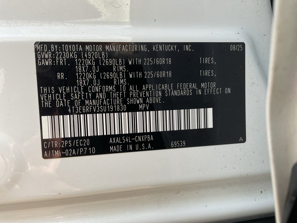 2025 Toyota RAV4 Hybrid Hybrid XSE