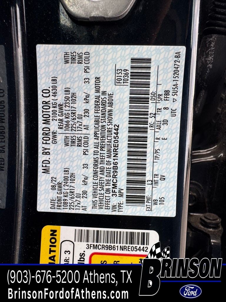 2022 Ford Bronco Sport Big Bend